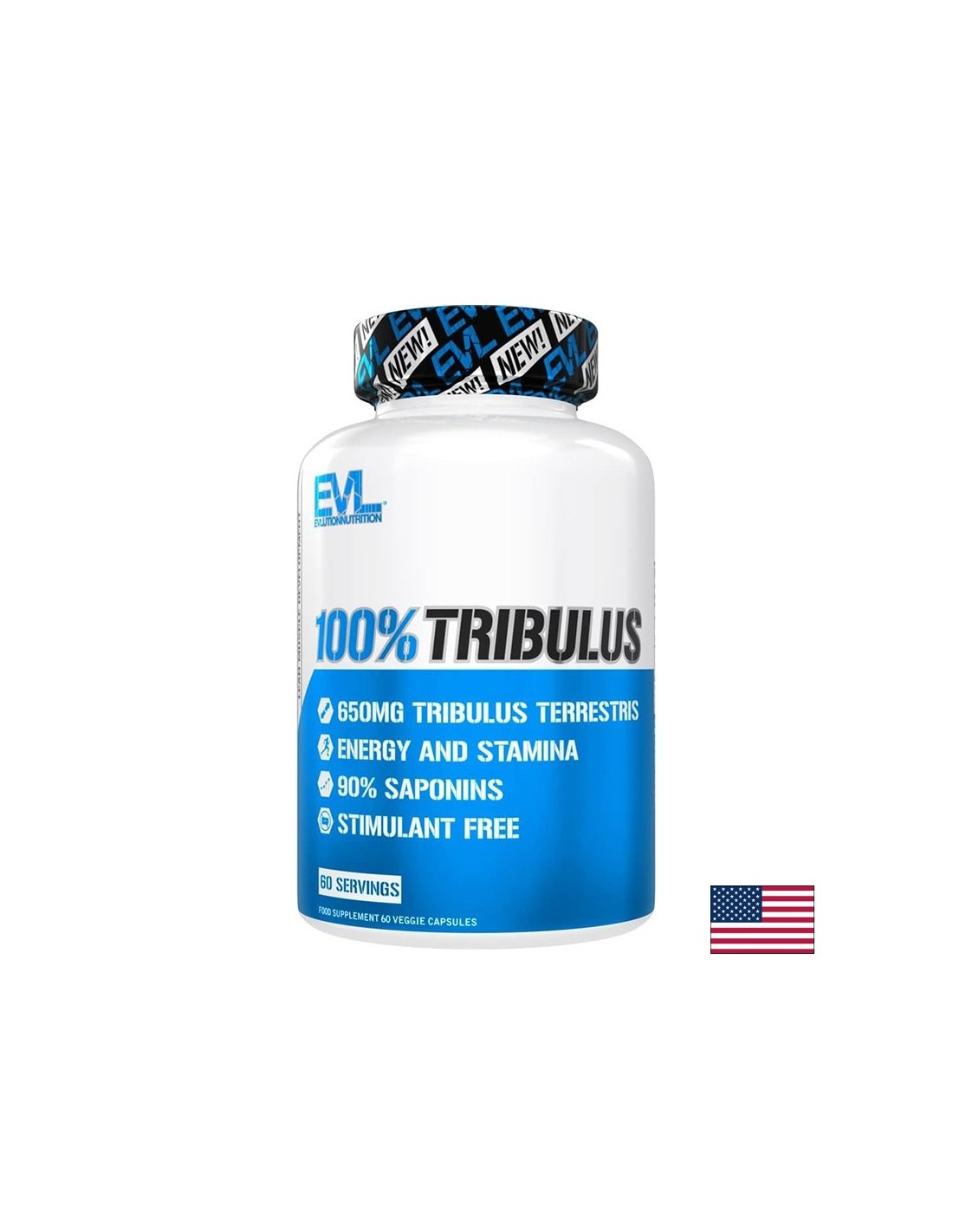100% Tribulus – Трибулус (Бабини зъби), 650 mg, 60 капсули — оферта от revita.bg