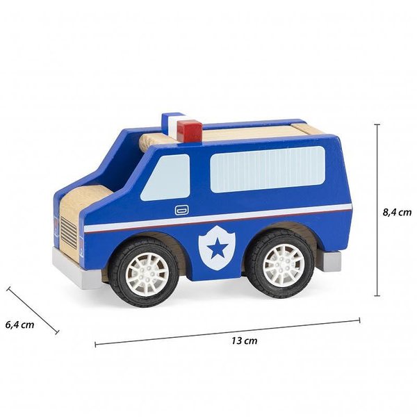 Дървена играчка полицейска кола от Viga toys — оферта от woodenmagic.bg
