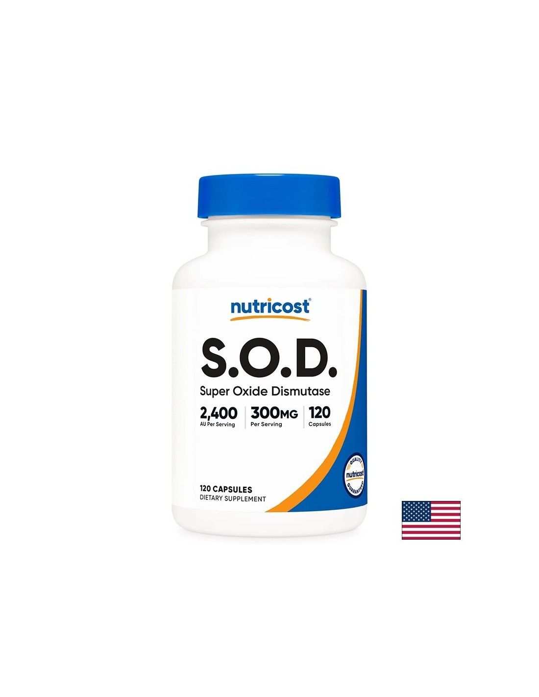 Супероксид дисмутаза (СОД), 300 mg / 2400 AU, 120 капсули — оферта от revita.bg