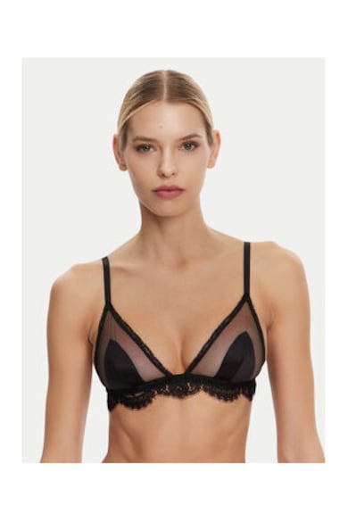Триъгълен сутиен с коприна - O1E31T ONN35 N0000 - Черен — оферта от FashionDays.bg