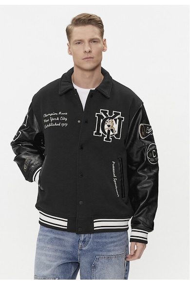 Мъжко яке -  92046 - Полиестер - Черно — оферта от FashionDays.bg