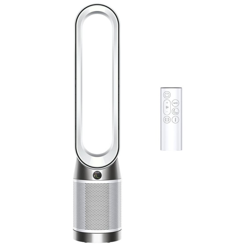 Пречиствател за въздух Dyson Purifier Cool PC1 544901-01, 50W, 30 м2, 287 l/s, 10 скорости, Air Multiplier™, Wi-Fi, Bluetooth, Осцилация, Бял/сребрист — оферта от alleop.bg