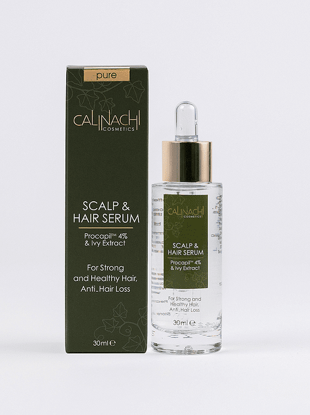 Възстановяващ серум за скалп и коса с Procapil 4% и Бръшлян Calinachi, 30мл — оферта от shop.curly.bg