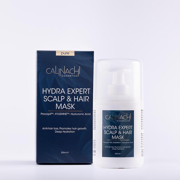 Силно хидратираща маска за коса и скалп против косопад Calinachi, 300 мл — оферта от shop.curly.bg