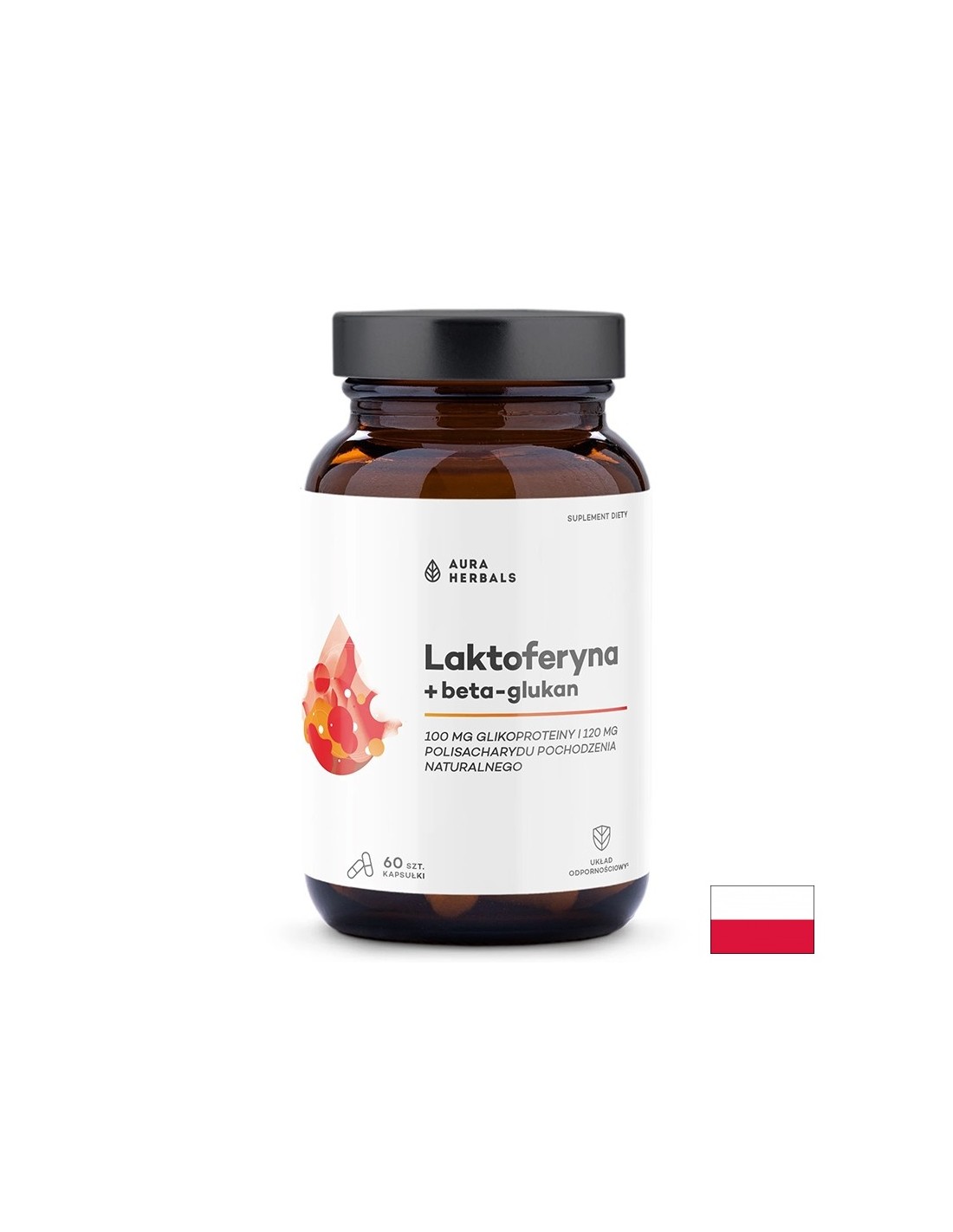 Бета-глюкан 120 mg + Лактоферин 100 mg + Витамин C 40 mg – Силен имунитет и защита срещу бактерии и вируси, 60 капсули — оферта от revita.bg