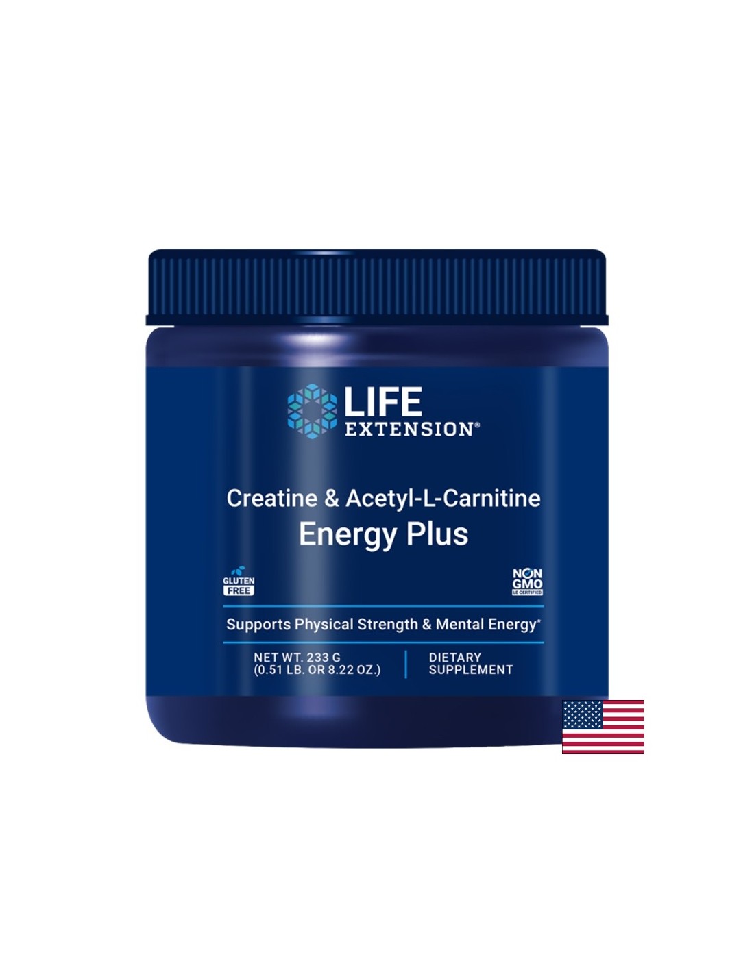 Креатин 5000 mg + Ацетил-L-карнитин 2000 mg – Енергия и мускулна издръжливост, 233 g прах, 30 дози — оферта от revita.bg