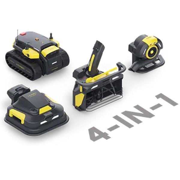 Робот YARBO с модул за косене на трева, модул за снегопочистване и духалка за листа ( Yarbo 4-in-1 Yard Robot, EAN: 5949152403282) — оферта от dedal-robot.com