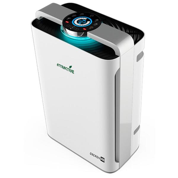 РАЗОПАКОВАН: Oberon 488 WiFi HYBRID (до 60 м2) - Пречиствател с овлажнител на въздух (дизайн A) — оферта от dedal-robot.com