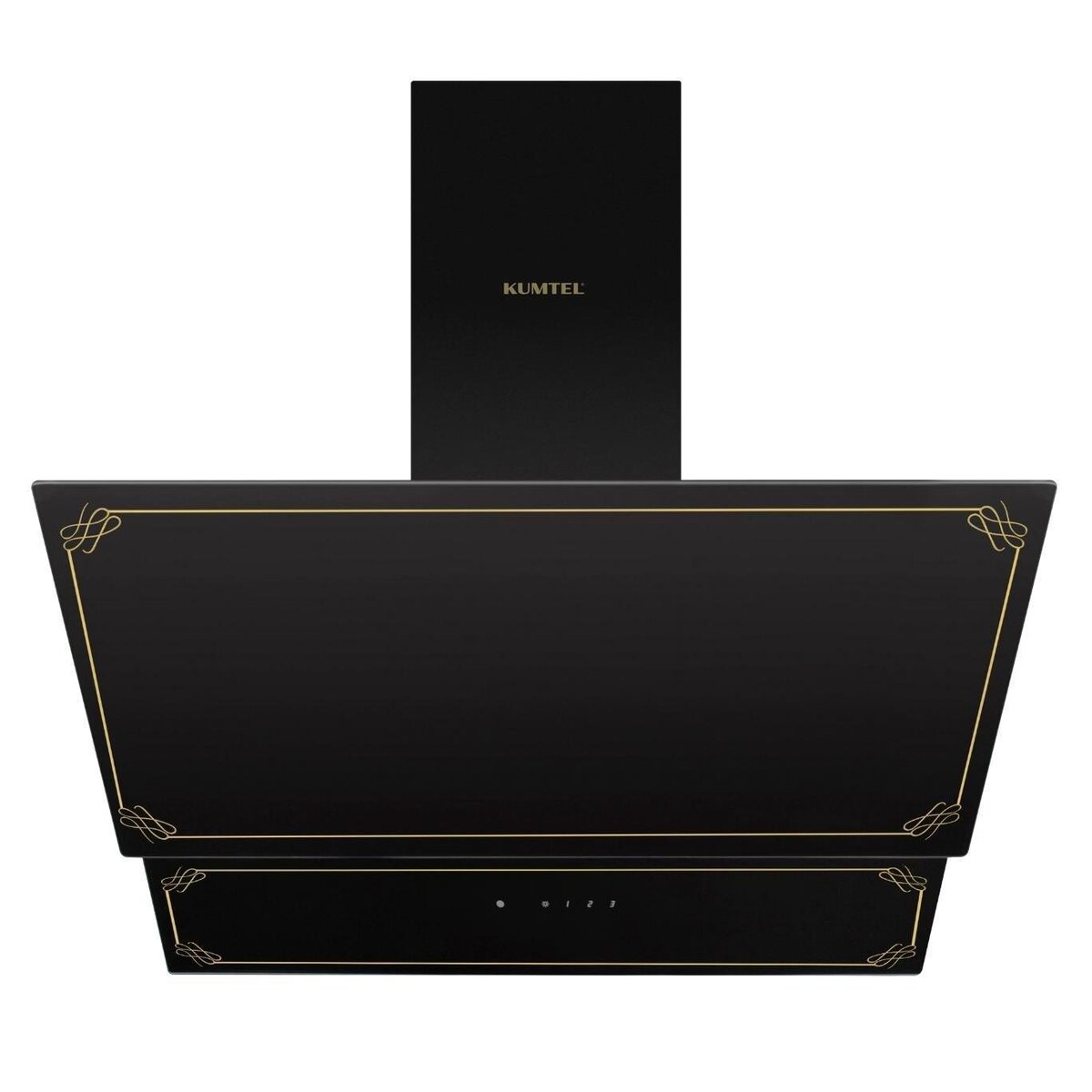 Абсорбатор Kumtel DA6-835, 142W, 650 m³/h, 3 скорости, Дистанционно, Закалено стъкло, Черен — оферта от technomani.bg/