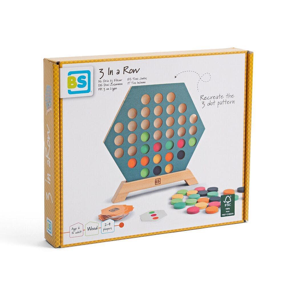 BS Тoys Детска настолна игра - 3 в редица — оферта от woodenmagic.bg