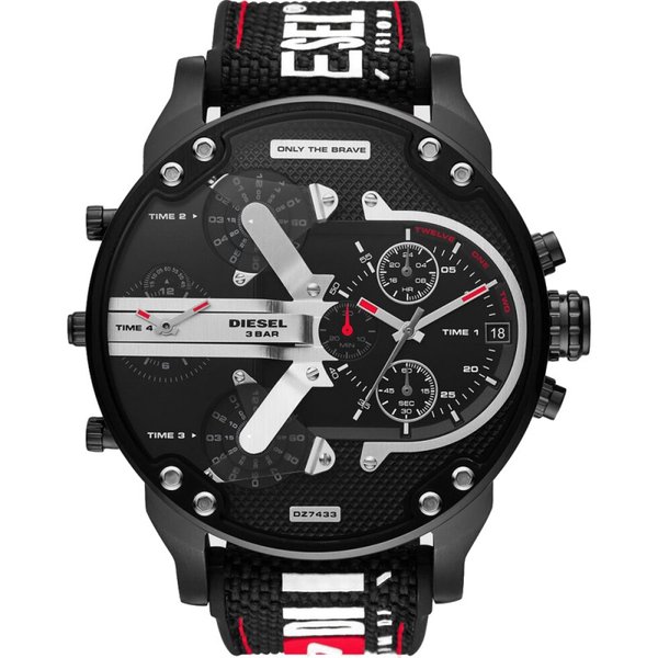 Мъжки часовник Diesel Mr. Daddy 2.0 DZ7433, Черен — оферта от nubi.bg