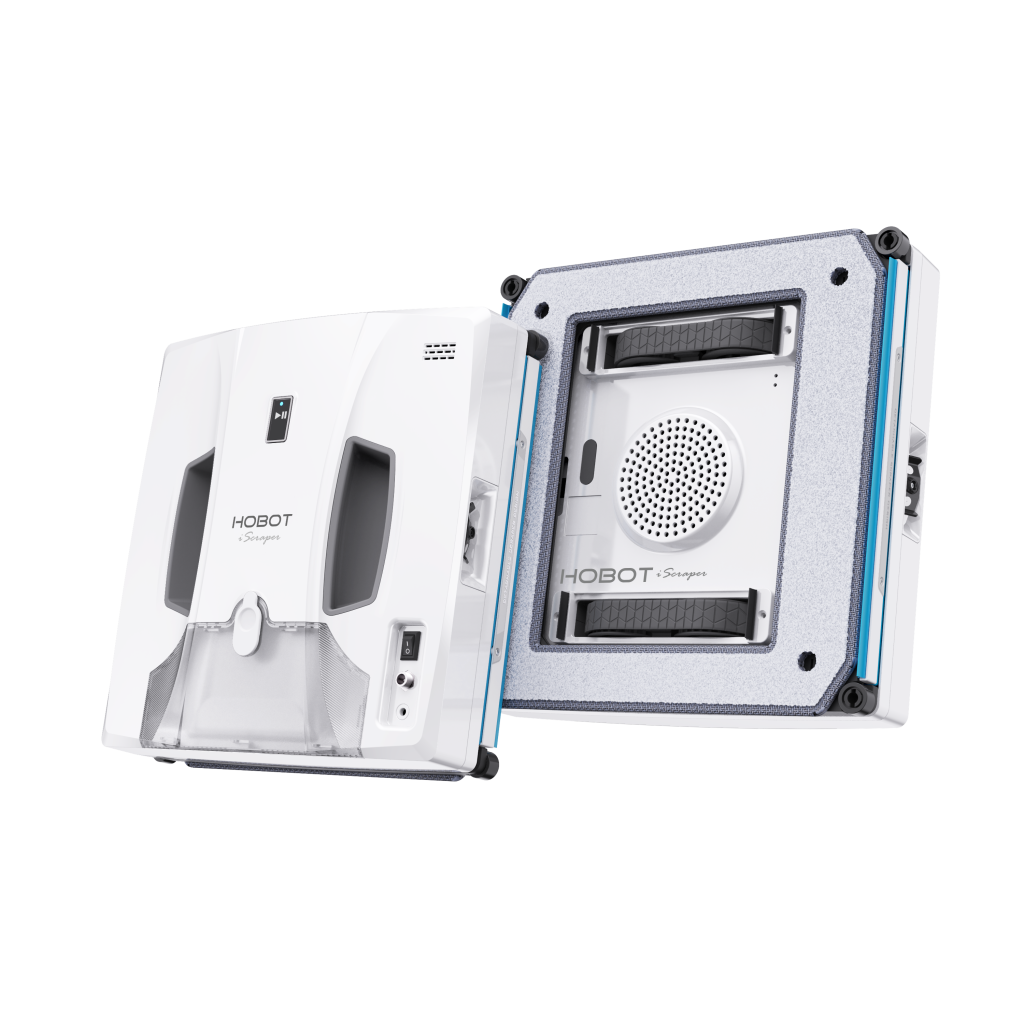 Hobot SP10 iScraper – единственият робот за прозорци с гумени чистачки за почистване без следи — оферта от robopolis.bg