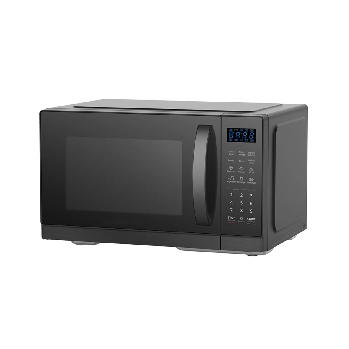 Микровълнова фурна MUHLER MO-7059D, 1400W, 25L, 11 степени, LED дисплей, Часовник, Таймер, Черен — оферта от technomani.bg/