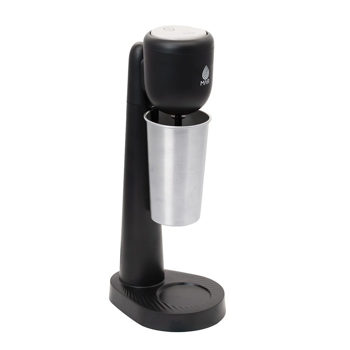 Миксер за фрапе MAR F-101, 100W, 500 ml, 2 степени, Иноксова чаша, Черен — оферта от potrebno.bg