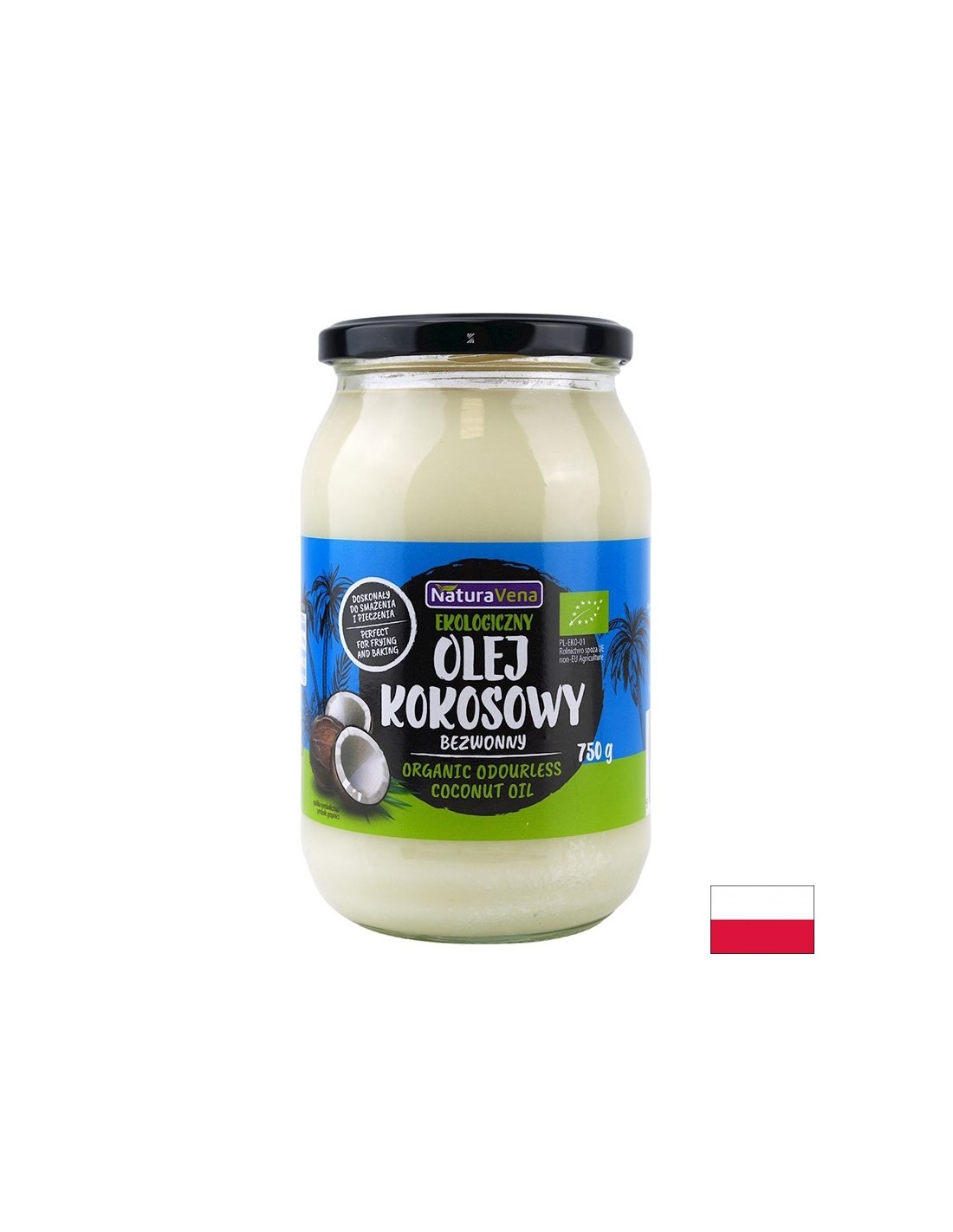 Кокосово масло без мирис, БИО, 750 g — оферта от revita.bg