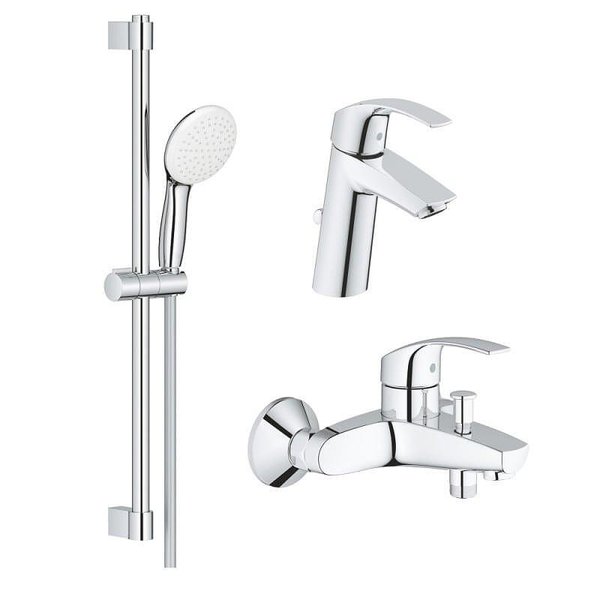 Grohe Eurosmart old комплект 3 в 1: смесители + душ комплект — оферта от banyamag.com