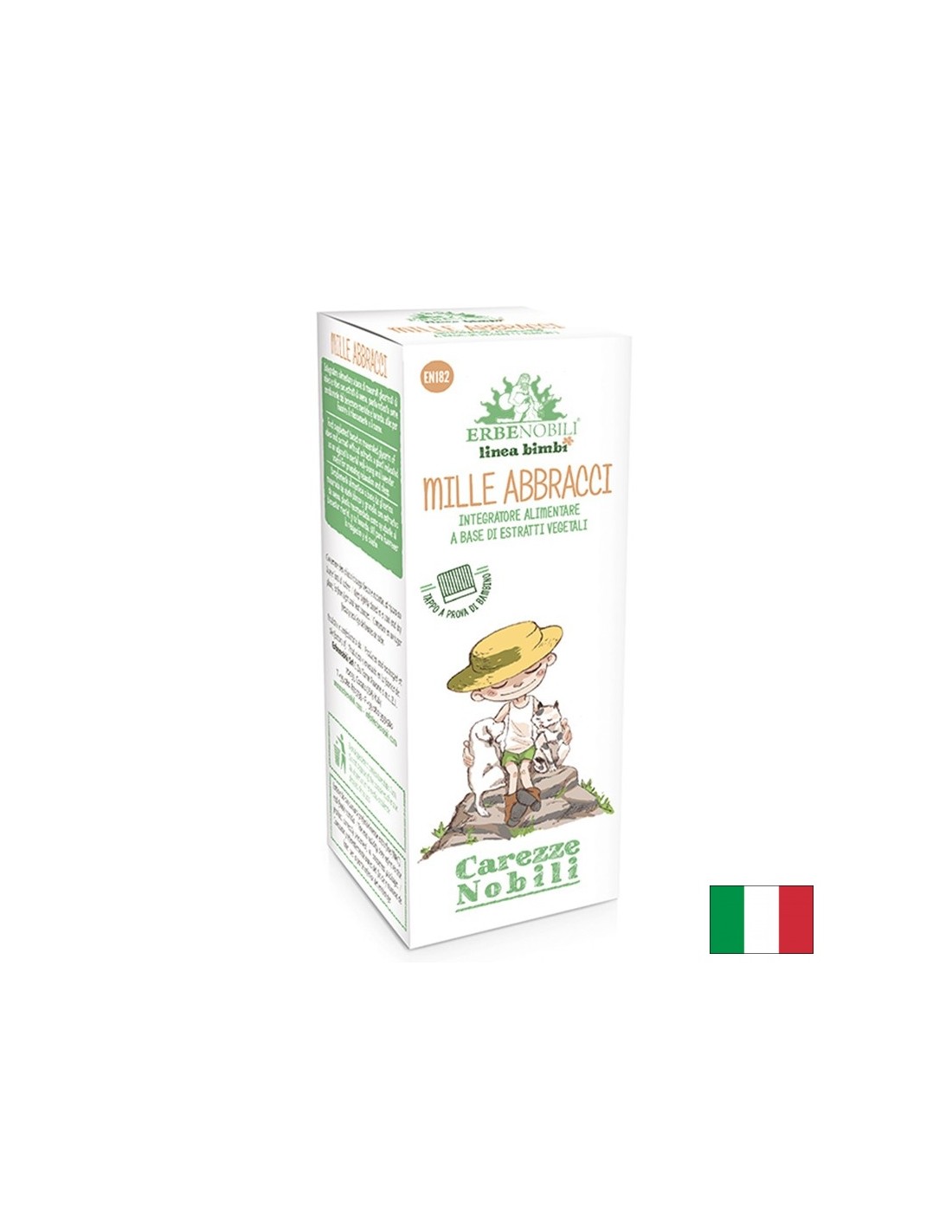 Mille Abbracci формула с лавандула, овес и касис - За спокоен сън при деца, 150 ml сироп — оферта от revita.bg