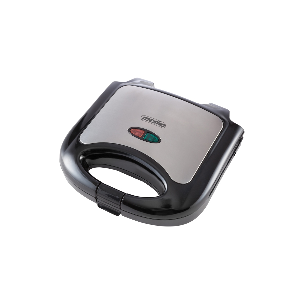 Уред за сандвичи Mesko MS-3080, 850W, Незалепващо покритие, Черен/Сив — оферта от technomani.bg/