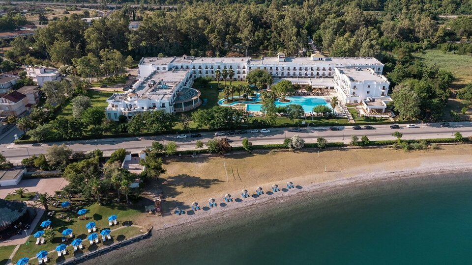 7 нощувки, All Inclusive в хотел Mitsis Galini 5*, Гърция през Август и Септември! Дете до 11.99г. - безплатно! — оферта от niamavreme.bg