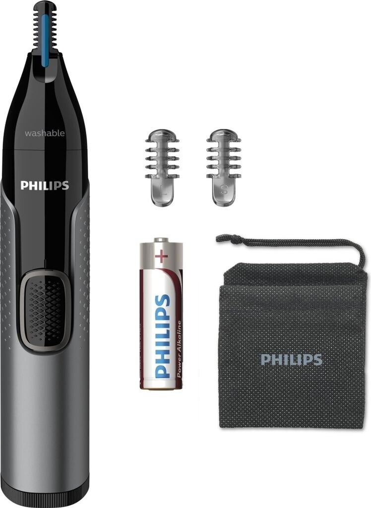 Тример за уши, нос, вежди Philips 3000 Series NT3650/16, сив — оферта от airtrade.bg